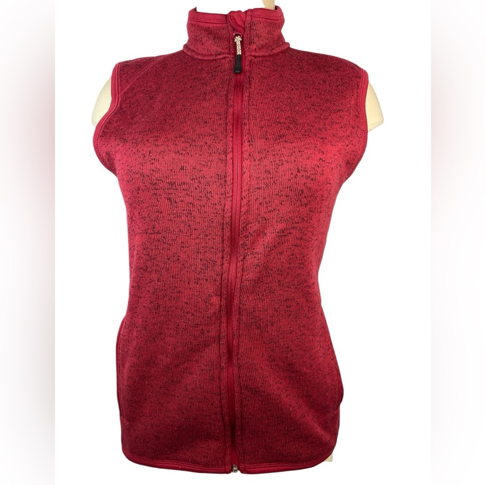 Magellan Outdoors Sleeveless Sweater Jacket with Front Zipper Women’s Medium